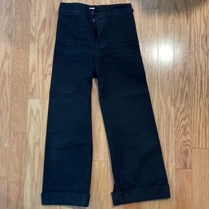 Jesse Kamm Sailor Pants, black, size 2/x-small